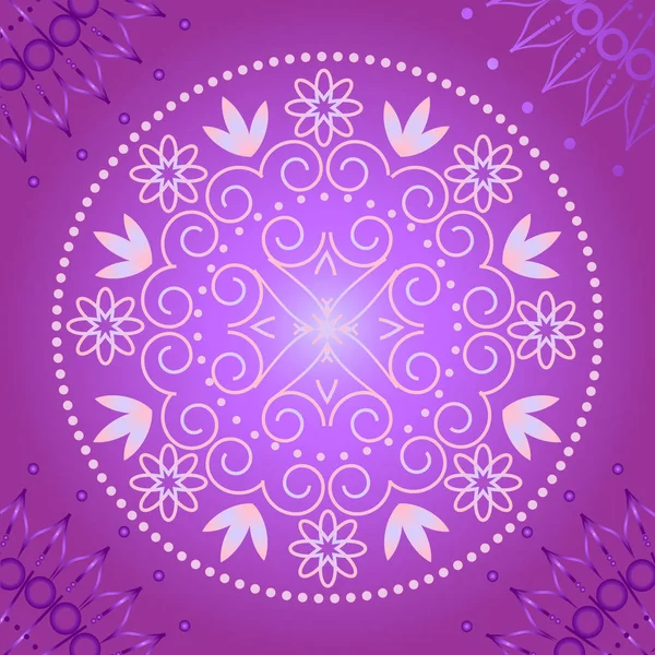 Patrón Abstracto Ornamento Mandala —  Fotos de Stock