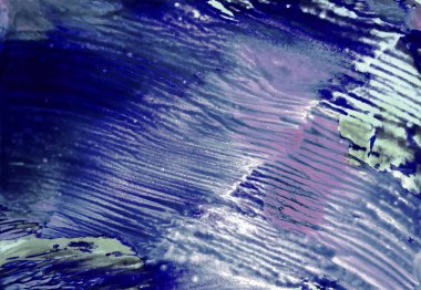 Suluboya yaratıcı soyut el boyalı arka plan, fırça doku, tuval üzerinde akrilik boyama parçası. Modern Sanat.