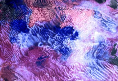 Suluboya yaratıcı soyut el boyalı arka plan, fırça doku, tuval üzerinde akrilik boyama parçası. Modern Sanat.