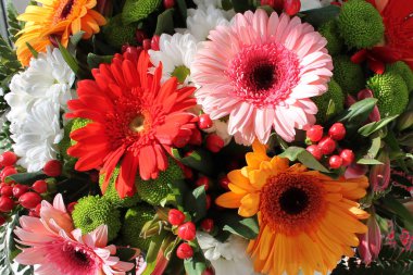  Güzel gerbera buketi