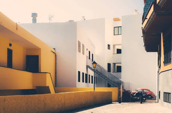 Canarian retro Street view in tenerife town