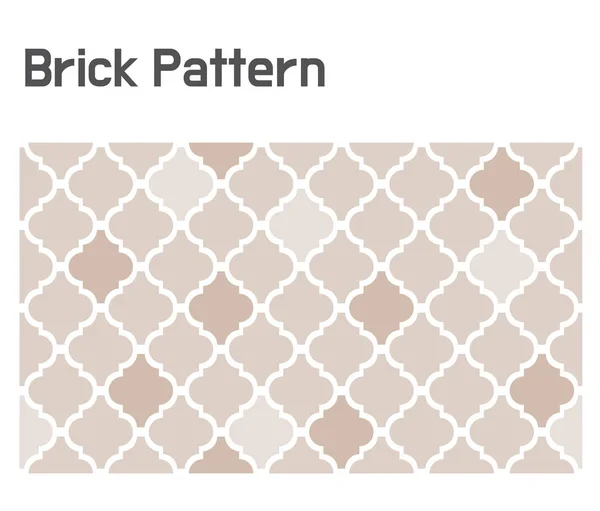 Flower Diamond Pattern Tiles Flat Design Style Minimal Vector Illustration — Stock Vector
