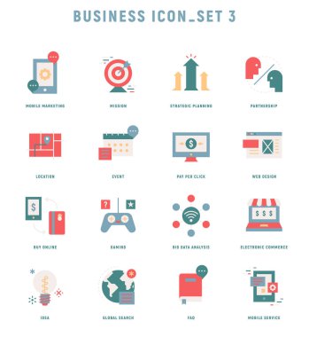 Dekoratif tasarım simgeleri..