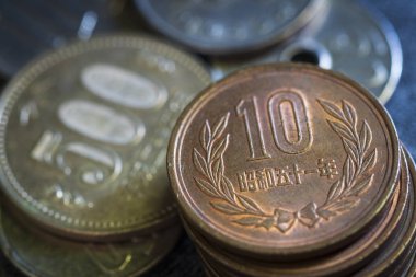 Japon yeni paralar karışımı 