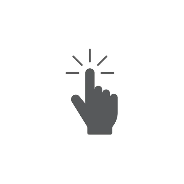 Touch-Symbol perfekte Linie Stil. Element des Websymbols für mobiles Konzept und Web-Apps — Stockvektor