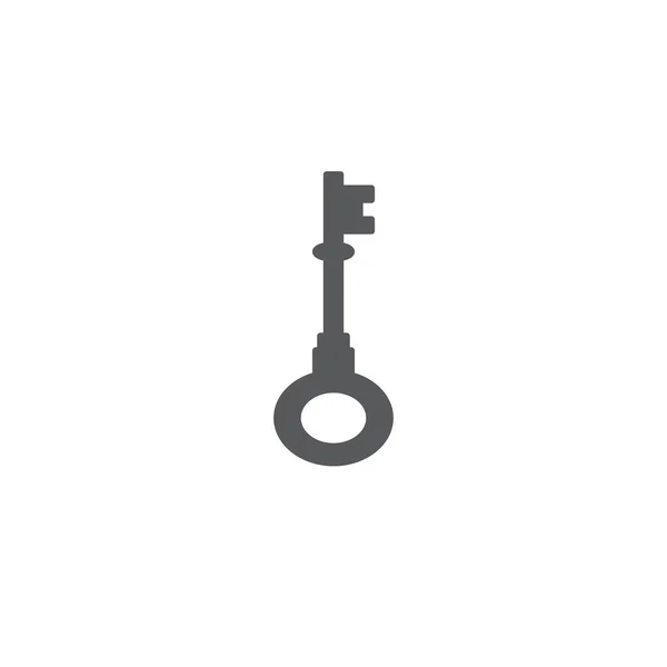 Nyckel ikon i trendig platt stil isolerad på vit bakgrund nyckel symbol för din webbplats design — Stock vektor
