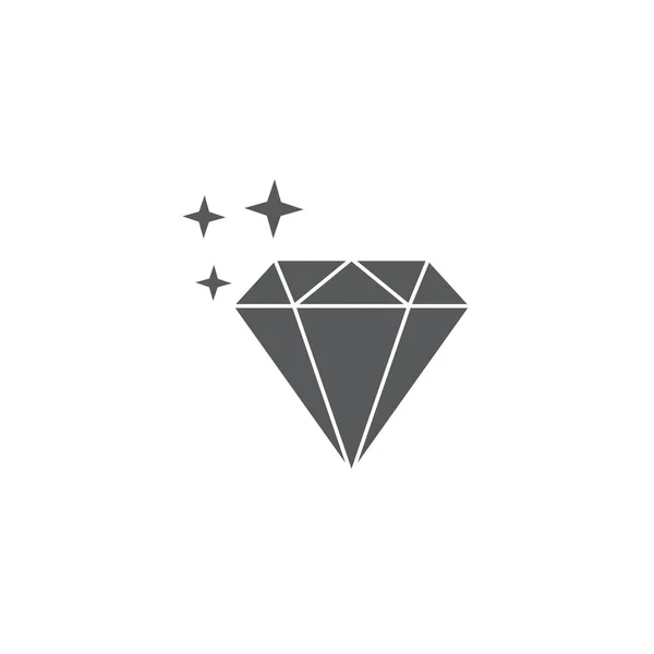 Icono de línea de diamante, signo de vector de contorno, pictograma de estilo lineal aislado en blanco. Símbolo de piedras preciosas, ilustración del logotipo. — Archivo Imágenes Vectoriales