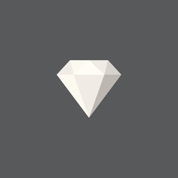 Icono de línea de diamante, signo de vector de contorno, pictograma de estilo lineal aislado en blanco. Símbolo de piedras preciosas, ilustración del logotipo. — Archivo Imágenes Vectoriales