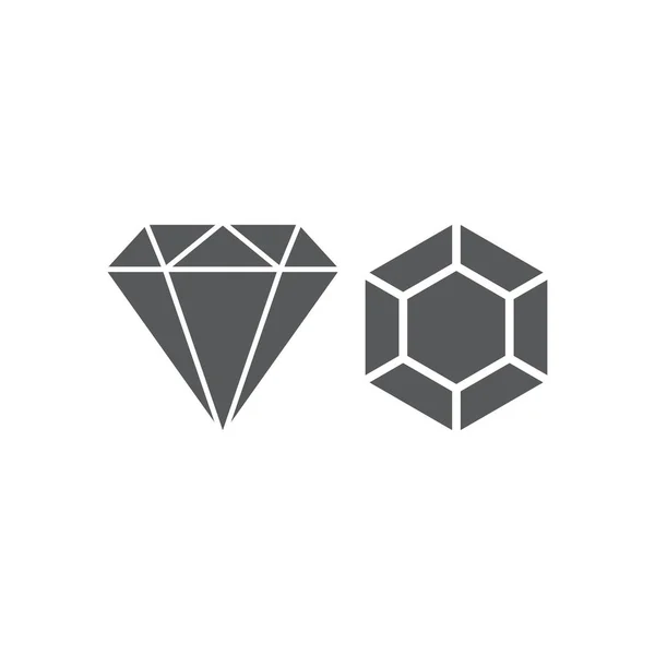 Diamantliniensymbol, Umrissvektorzeichen, lineares Stilpiktogramm auf weiß isoliert. Edelstein-Symbol, Logo-Illustration. — Stockvektor