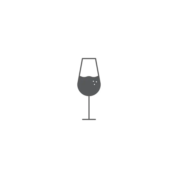 Drink üveg vektor ikon izolált fehér háttér — Stock Vector