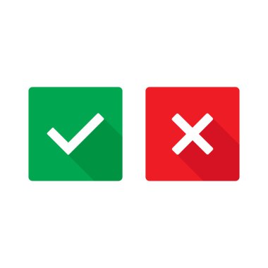 Beyaz arka planda yalıtılmış kutu çizgisi simgelerini işaretle