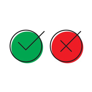 Beyaz arka planda yalıtılmış kutu çizgisi simgelerini işaretle