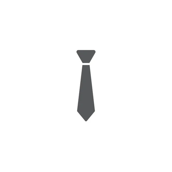 Krawattenvektorsymbol, Umrissvektorzeichen, lineares Piktogramm isoliert auf weiß — Stockvektor
