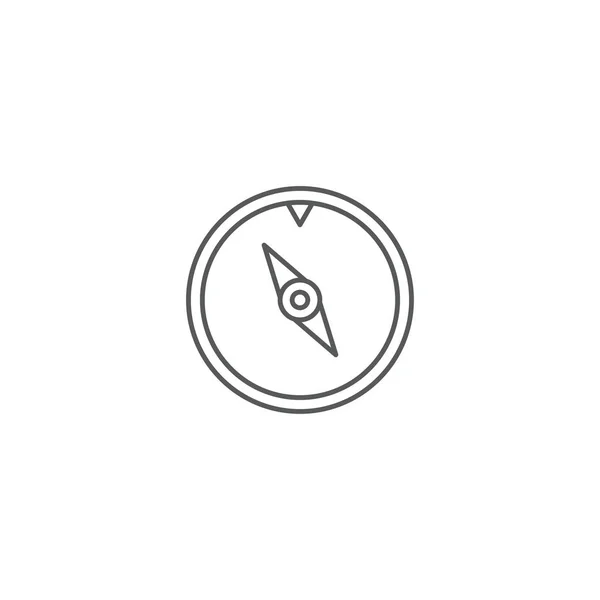 Kompass-Vektor-Icon-Konzept Design isoliert auf weißem Hintergrund — Stockvektor