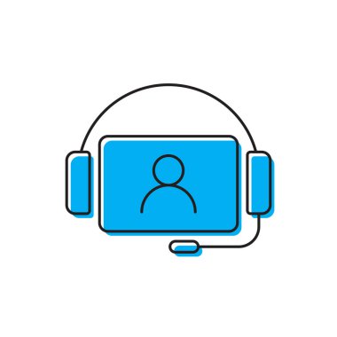 beyaz arka plan üzerinde izole danışmanlık vektör simgesi kavramı