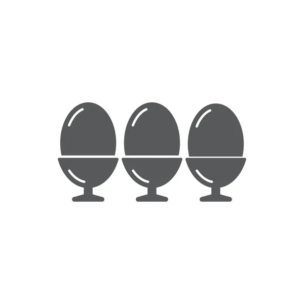 Яйця в упаковці коробки Векторна іконка, ізольовані на білому тлі — стоковий вектор