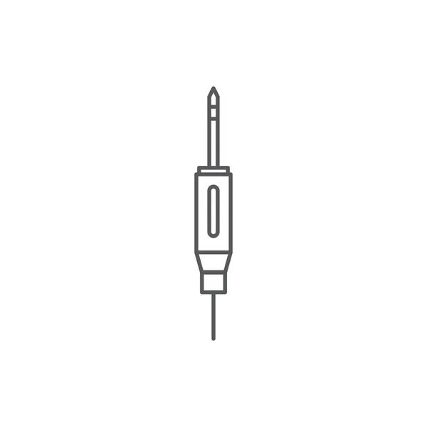 Jack Cable ikona wektor, izolowane na białym tle — Wektor stockowy