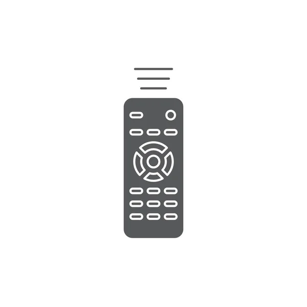 Icône vectorielle de télécommande, isolée sur fond blanc — Image vectorielle