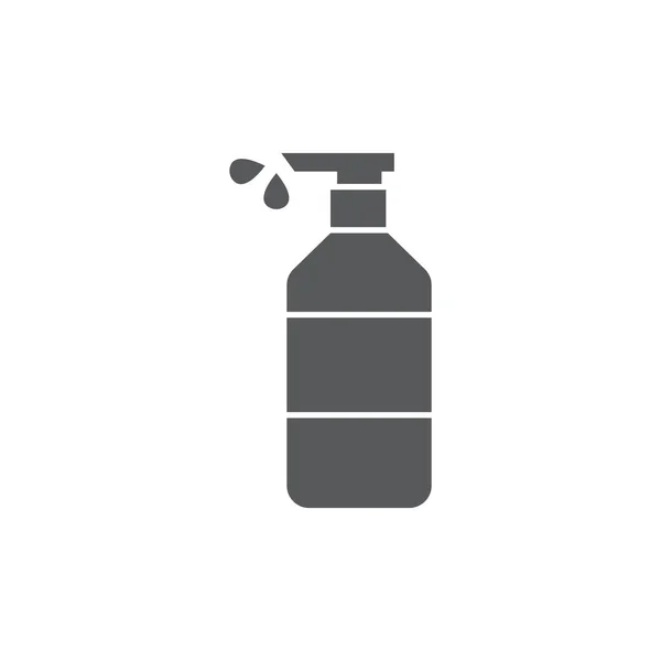 Dispenser pompa şişesi vektör simgesi beyaz arka plan üzerinde izole — Stok Vektör
