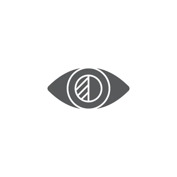 Low Vision vector icoon symbool geïsoleerd op witte achtergrond — Stockvector