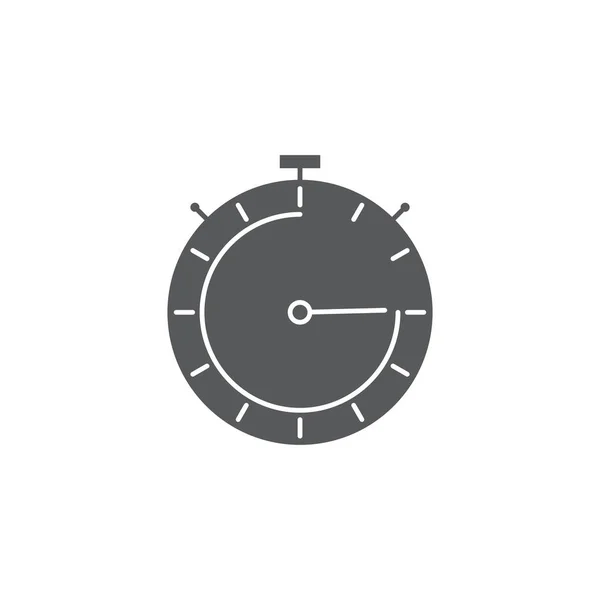 Timer vector pictogram symbool geïsoleerd op witte achtergrond — Stockvector