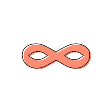 Karnaval maskesi vektör simgesi simgesi beyaz arka planda yalıtılmış