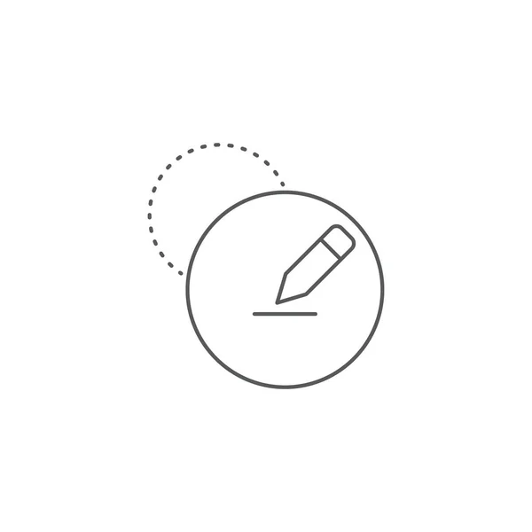 Kommentera skriva vektor ikon symbol isolerad på vit bakgrund — Stock vektor