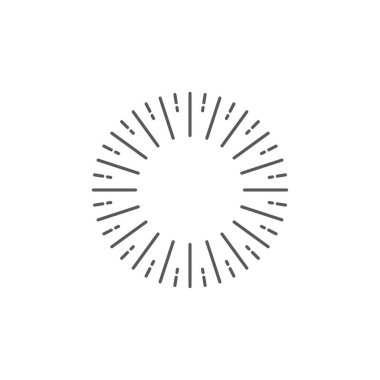 Beyaz arka planda yalıtılmış Sparkle Firework vektör simgesi simgesi