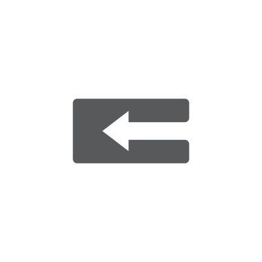 Beyaz arkaplanda izole edilmiş arka boşluk anahtar vektör simgesi klavyesi