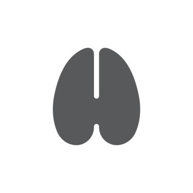 Deve ayak izi vektör simgesi beyaz arkaplanda izole edildi