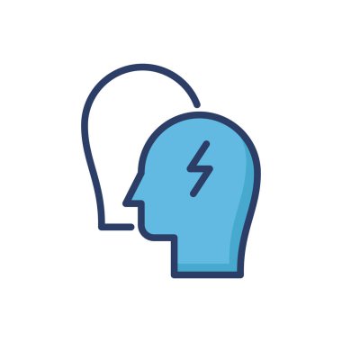 Çakışma Çözünürlük vektör simgesi beyaz arkaplan üzerinde izole