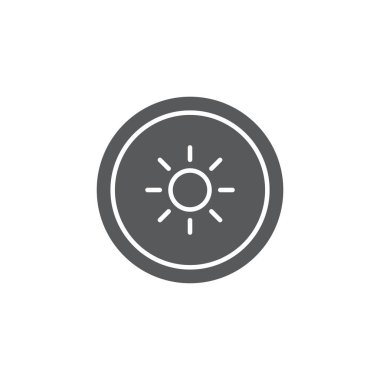 Beyaz arkaplanda izole edilmiş Kivi meyve vektör simgesi