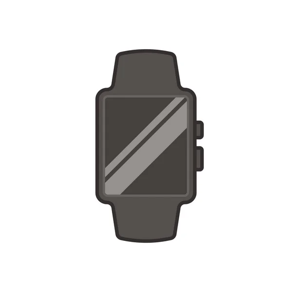 Montre Intelligente Symbole Icône Vectoriel Technologie Isolée Sur Fond Blanc — Image vectorielle