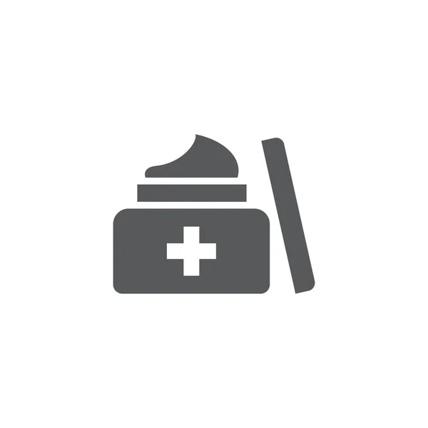 Medische Cosmetische Vector Pictogram Symbool Geïsoleerd Witte Achtergrond — Stockvector