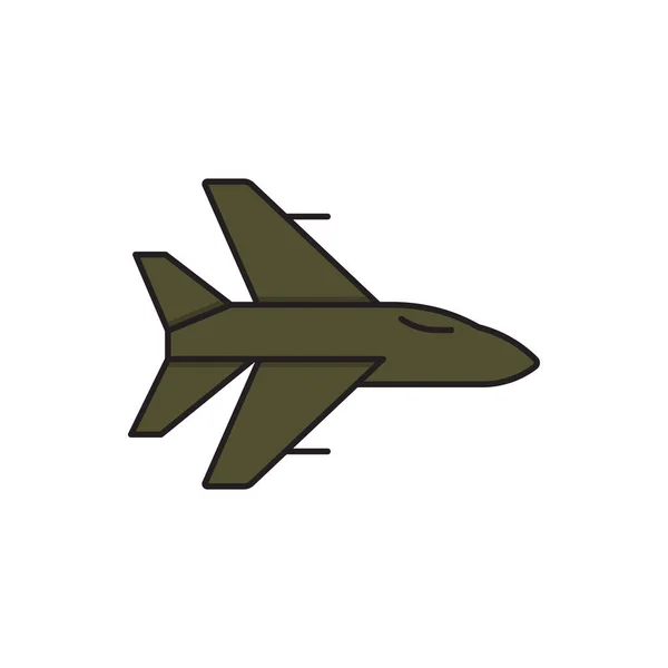 Векторный Символ Военной Авиации Ввс Белом Фоне — стоковый вектор
