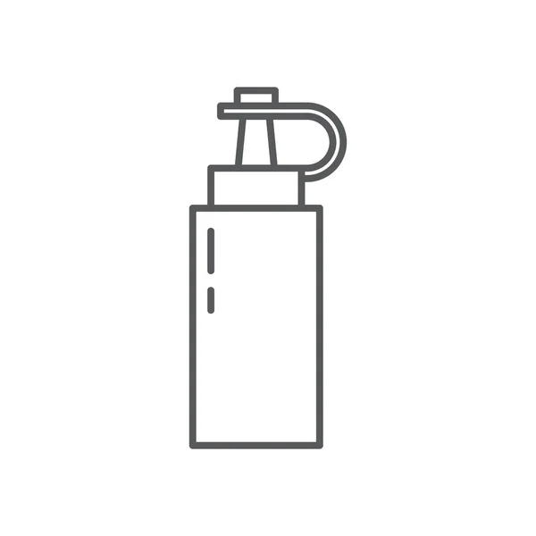 Σωλήνας Από Σύμβολο Διάνυσμα Μουστάρδας Απομονωμένος Λευκό Φόντο — Διανυσματικό Αρχείο