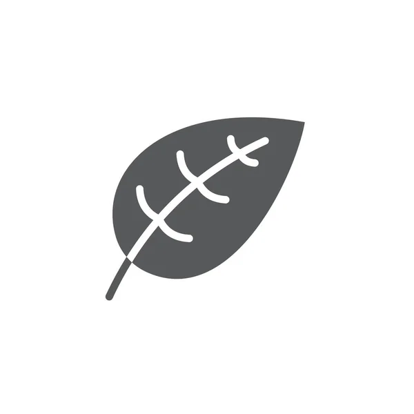 Blatt Vektor Symbol Symbol Natur Isoliert Auf Weißem Hintergrund — Stockvektor