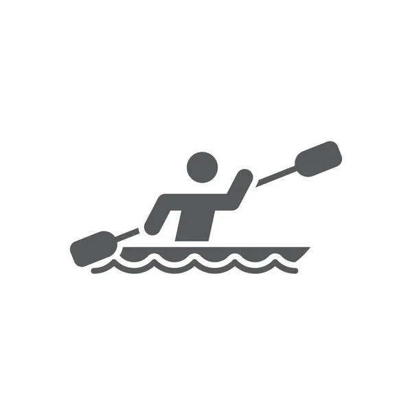 Rowing Olahraga Pelatihan Simbol Ikon Vektor Terisolasi Latar Belakang Putih - Stok Vektor