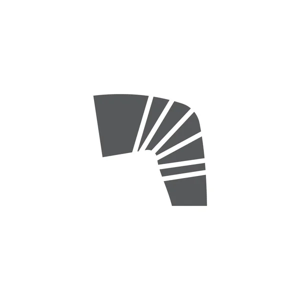 Verbundene Knie Vektor Symbol Symbol Isoliert Auf Weißem Hintergrund — Stockvektor