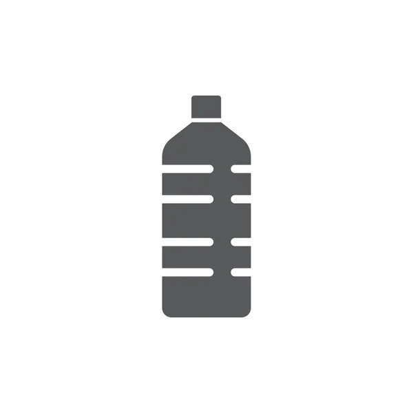 Flasche Wasservektor Symbol Symbol Isoliert Auf Weißem Hintergrund — Stockvektor