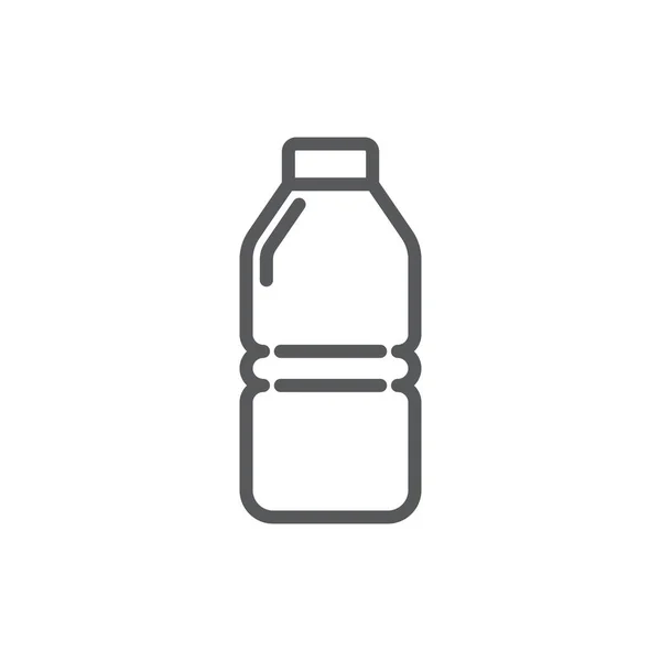 Бутылка Символа Водяного Вектора Белом Фоне — стоковый вектор