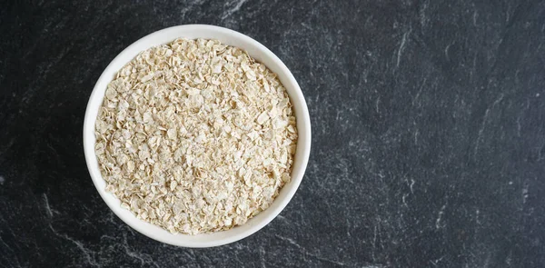 Avena Instantánea Avena Instantánea Saludable Deliciosa Servida Tazón —  Fotos de Stock