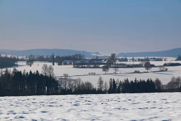 Vue panoramique en hiver — Photo