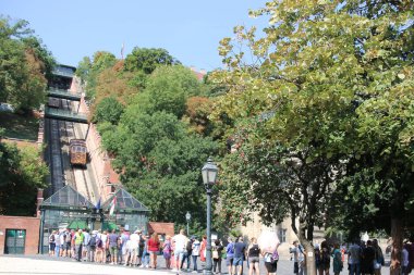 Macaristan 'da Budapeşte 'de füniküler