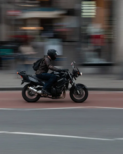 Andar de moto — Fotografia de Stock