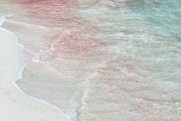 Pembe kum Beach'te formentera aksine mavi su ile