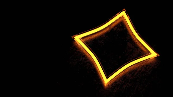 Karty Diamenty Symbol Neon Lights — Zdjęcie stockowe