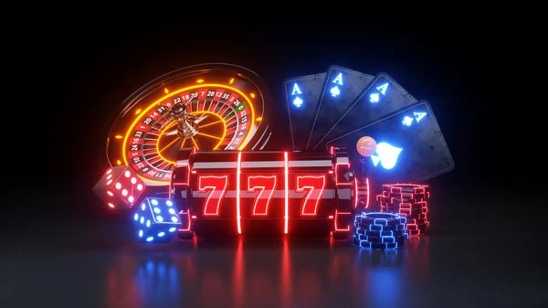 エースオンラインカジノギャンブルコンセプト — ストック写真