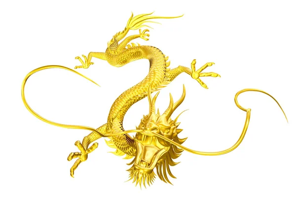 Golden Dragon fortunato leader venire a voi con la famiglia e gli amici . — Foto Stock