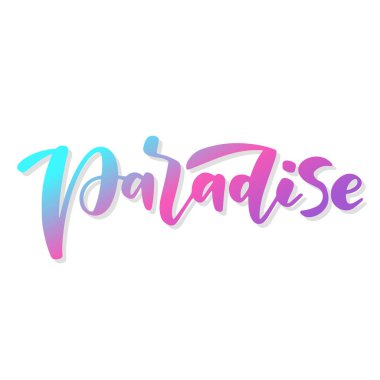 Cennet. El yazısı yazı